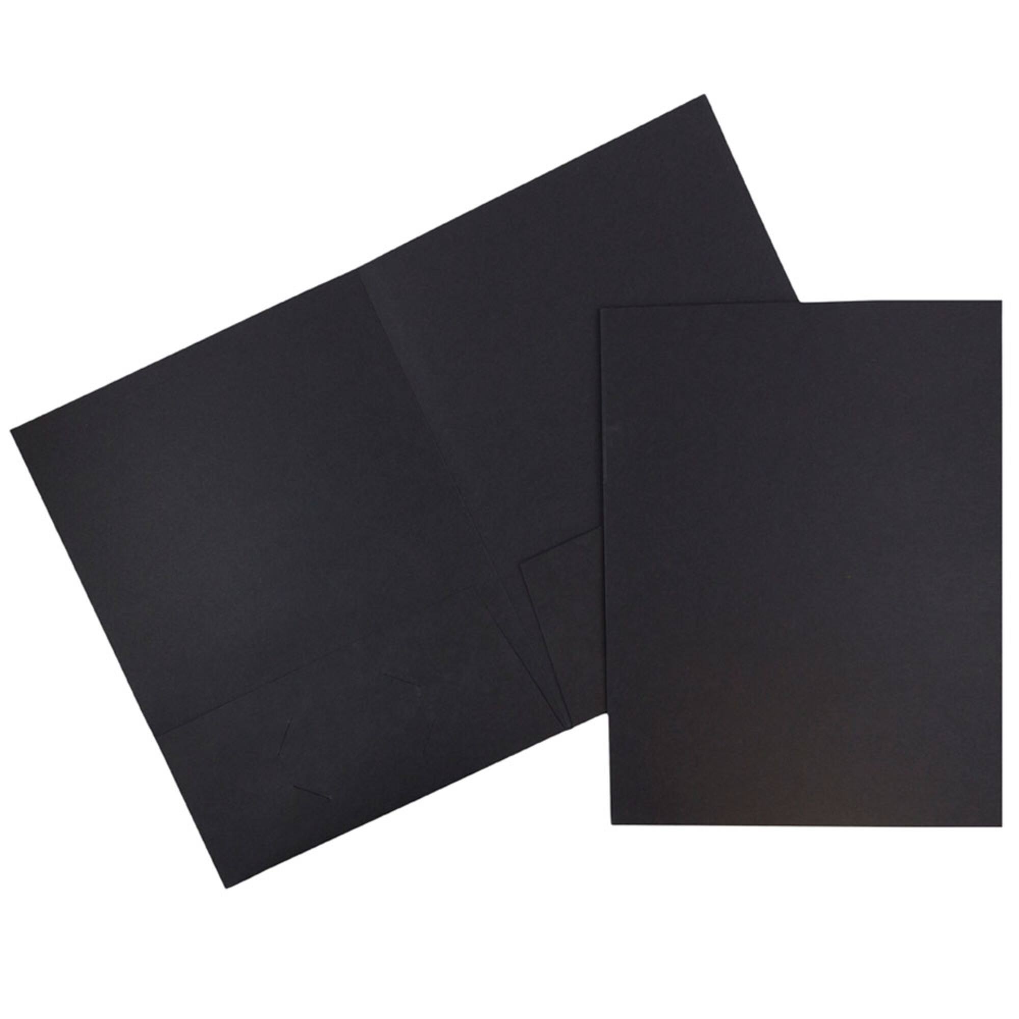 JAM Paper 2-Pocket Textured Linen Business Folders